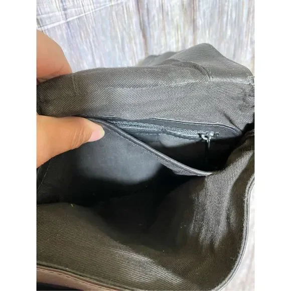 Kenneth Cole Black Leather Crossbody Bag - Picture 12 of 16